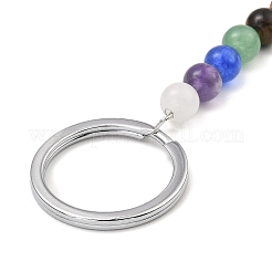 Брелок в форме сердца из натурального аметиста G-Z033-11P-03