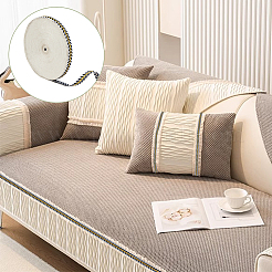 20 ярд ленты из полиэстера с вышивкой в этническом стиле и листьями OCOR-WH0070-109D