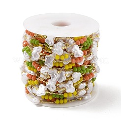 Цепочка из экологически чистого латунного троса ручной работы CHC-E023-22G