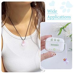 6шт 6 цвета стеклянных бутылок орнамент&nbsp;AJEW-TA0001-74