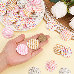 40 шт. 5-х цветная тканевая кукольная шапочка&nbsp;AJEW-SC0031-33