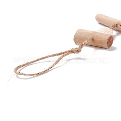 Pendentif suspendu en bois de poisson de style méditerranéen&nbsp;HJEW-C007-02B