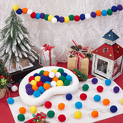 Wollbommelball zum Aufhängen&nbsp;DIY-WH0349-506