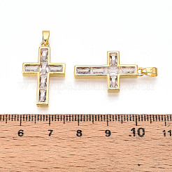 Латунные микро проложить кубического циркония подвески KK-N257-32G