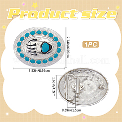 Застежки-пряжки из сплава эмали FIND-WH0126-367