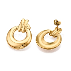 Серьги-гвоздики из нержавеющей стали 304 с ионным покрытием (IP)&nbsp;LS-EJEW-G395-36G