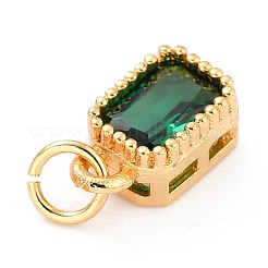 Настоящие 18-каратные позолоченные подвески из латуни с инкрустацией из кубического циркония&nbsp;X-ZIRC-L100-075G-02