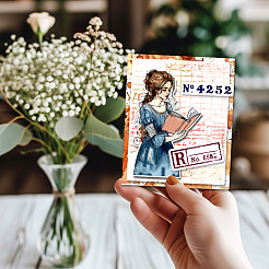 Изготовленные на заказ пластиковые прозрачные штампы из ПВХ DIY-WH0448-0668