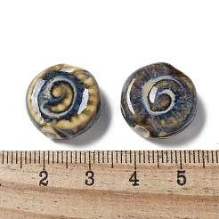 Фарфоровые бусины ручной работы&nbsp;PORC-L080-J05