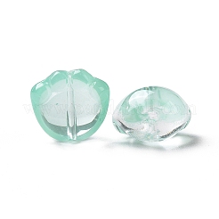 Perle di vetro verniciate a spruzzo trasparente&nbsp;GLAA-I050-05J