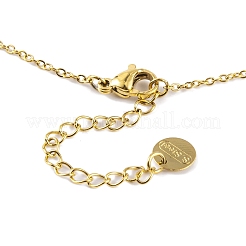 Ионное покрытие (IP) змея 304 нержавеющая сталь серьги-гвоздики и ожерелья комплекты для женщин мужчин SJEW-M100-04G