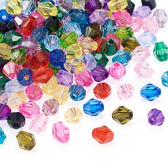 900pcs 15 Farben transparente Acrylperlen&nbsp;TACR-TA0001-46