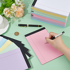 36 шт. 6-цветный бумажный блокнот&nbsp;AJEW-WA0001-35