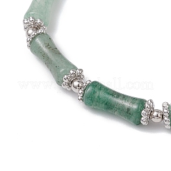 Браслеты с подвесками из натурального зеленого авантюрина для мужчин и женщин&nbsp;BJEW-TA00617