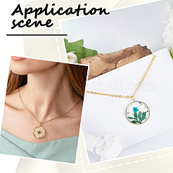 12 шт. подвески из прозрачной эпоксидной смолы 6 цветов&nbsp;RESI-SC0002-93