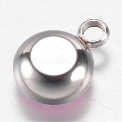 Подвески из нержавеющей стали 304 со стразами&nbsp;STAS-G082-05