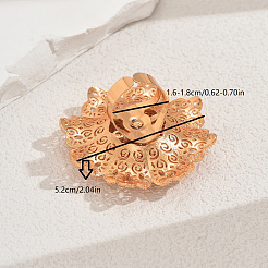 Латунные регулируемые манжеты открытые кольца для женщин AQ4831