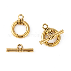 チベット風マンテル  カドミウムフリー＆ニッケルフリー＆鉛フリー  リング  アンティーク黄金  18x13.8x2.5mm  穴：5mm&nbsp;GLF1220Y-NF