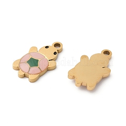 Подвески из нержавеющей стали 304 с эмалью&nbsp;STAS-S156-01G-09