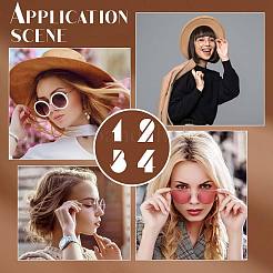 4шт. 2-цветная литая дужка для очков FIND-GF0004-29