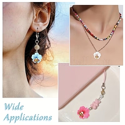 30 шт. 6 цвета непрозрачные подвески из смолы&nbsp;RESI-YW0006-11