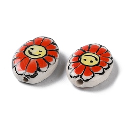 Фарфоровые бусины ручной работы&nbsp;PORC-G011-04F