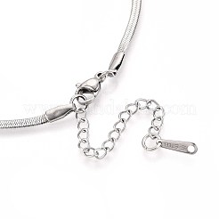 Цепочки-ёлочки из нержавеющей стали 304 толщиной 2.5 мм NJEW-N058-01A-P