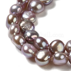 Нити из натурального культивированного пресноводного жемчуга PEAR-E017-38B