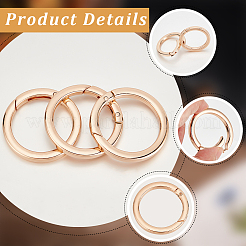 3 шт. Кольца пружинные затворные из сплава FIND-BBC0002-23KCG-02