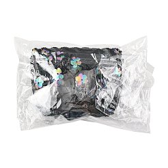 ポリエステルガーゼリボン  花柄  衣服アクセサリーの波型トリミング  ギフト包装  ベージュ  1-5/8インチ（41mm）  約10.00ヤード（9.14m）/ロール&nbsp;OCOR-FZC0001-001G-1