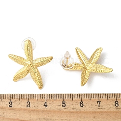 Серьги-гвоздики из нержавеющей стали 304&nbsp;LS-EJEW-S257-02G