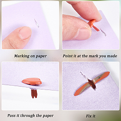 150 шт. железные гвоздики в форме сердца DIY-CP0012-33