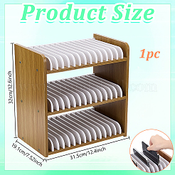3-lagiger Geräteorganizer aus Holz&nbsp;AJEW-WH0886-44