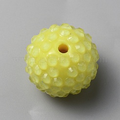 Непрозрачные акриловые бусины&nbsp;SACR-WH0001-33E