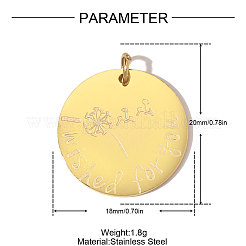 Подвески из нержавеющей стали 304&nbsp;STAS-OY010-68G