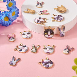 16 шт. 8 стильные подвески из эмалированного сплава с покрытием ENAM-TA0001-48