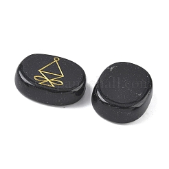 16 шт. 16 стиля украшения из натурального обсидиана G-F786-02A-07