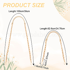 2 шт. 2 ручки для сумок из искусственной кожи DIY-DR0001-25A