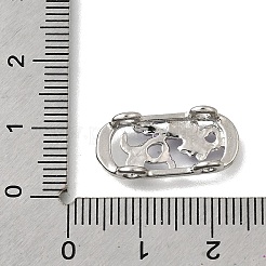 Латунные хрустальные стразы овальные со скелетом дракона многорядные звенья KK-P306-15P