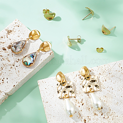 20 шт. фурнитура для сережек-гвоздиков из нержавеющей стали 304 STAS-UN0059-04