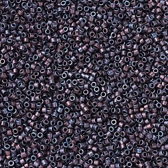 MIYUKIデリカビーズ  シリンダー  日本製シードビーズ  11/0  （db0312)マットメタリックダークラズベリーアイリス  1.3x1.6mm  穴：0.8mm  約2000PCS /ボトル  10 G /ボトル&nbsp;SEED-JP0008-DB0312
