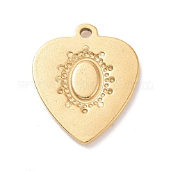 Оправы для подвесок из нержавеющей стали 304 в виде кабошонов STAS-G287-11G