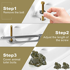 Аксессуары для ванной комнаты из смолы AJEW-WH20023-01B