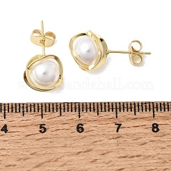 Boucles d'oreilles en laiton pour femmes&nbsp;EJEW-F421-02G
