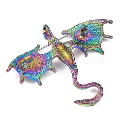 Значки со стразами в виде дракона для рюкзака&nbsp;JEWB-G043-01C