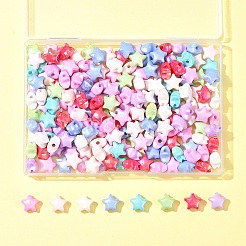 200 шт. Непрозрачные акриловые бусины TACR-FS0001-50