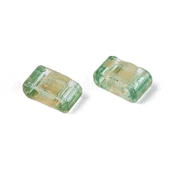 Perline di vetro trasparente a 2 foro&nbsp;LS-SEED-S023-30B-22