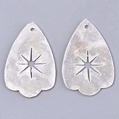 Подвески из натуральных ракушек Capiz X-SHEL-N026-104