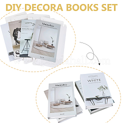 4 pièce de 4 styles de faux livre en papier&nbsp;HOUS-DC0001-01