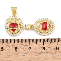 Messing micro pave klare zirkonia anhänger&nbsp;CU-CBAFB88-08G